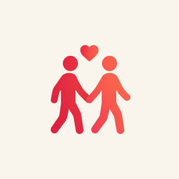 App-Symbol: zwei Männer