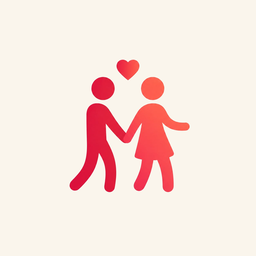 App-Symbol: Mann und Frau